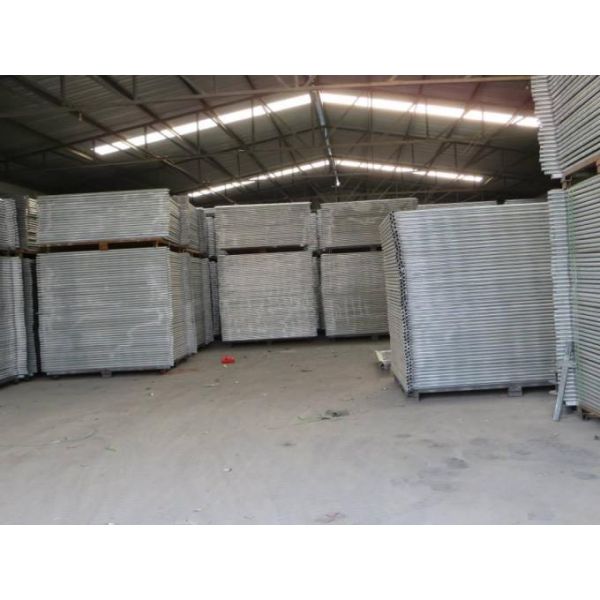 2100mm x 2400mm Melbourne temporary fencing standard OD 32 x 2.00 temp fence panels