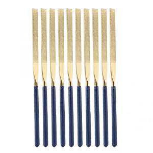 Cheap Section Shape Round Needle Files for Metal Jeweler Wood Carving Craft 10 Piece Set wholesale