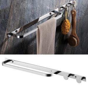 Cheap Mirror Polishing SUS304 Stainless Steel Towel Rack Holder 24 Inch For Kitchen Bathroom wholesale