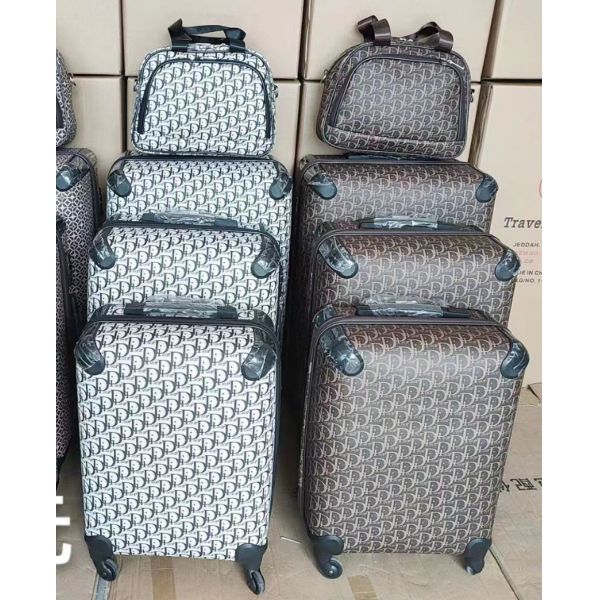 Large Small Leather Carry On Suitcase Multiscene Antiwear With 4 Wheels