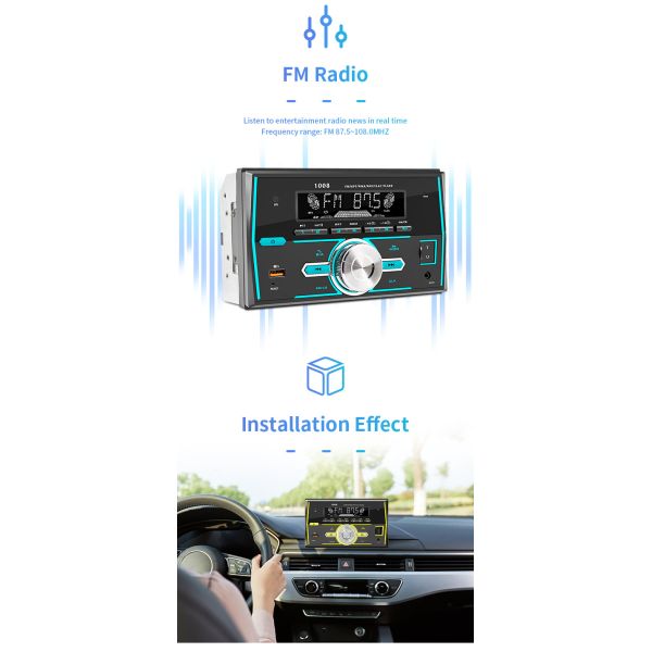 MP3 2 DIN Bluetooth Car Mount Tablet Android CE