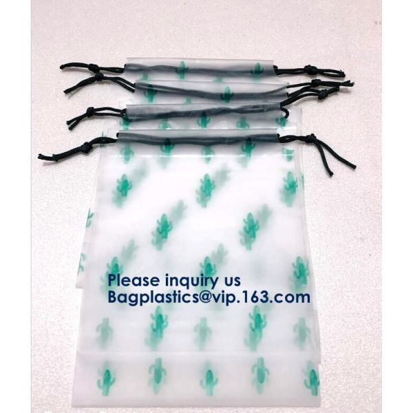 Non-Toxic Odorless Clear Transparent PVC Slider Zipper Bag With Custom Logo,Frosted Translucent Pvc Slider Plastic Seale