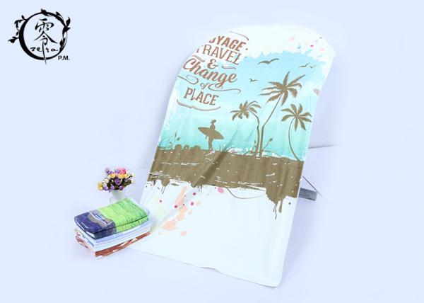 Quality Sunbathing Oversized Microfiber Beach Towel Lightweight Absorbent Fast Drying Cartoon Style for sale