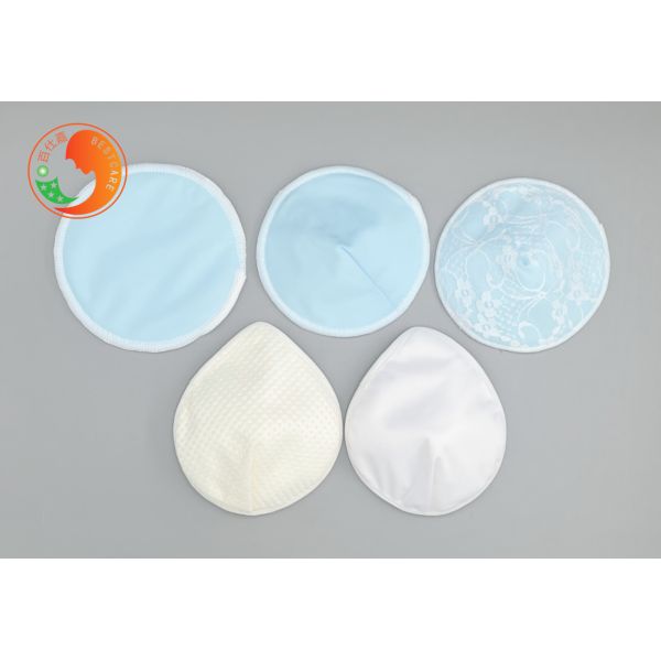 Bamboo Washable Breast Pads Eco Friendly Waterproof For Pregnant