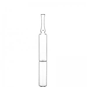 China 2ml clear borosilciate  ampoule easy to melt sealing superior chemical stability on sale
