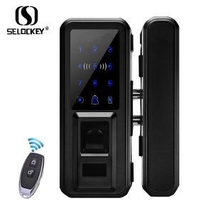 ABS Digital Password Glass Door Fingerprint Lock