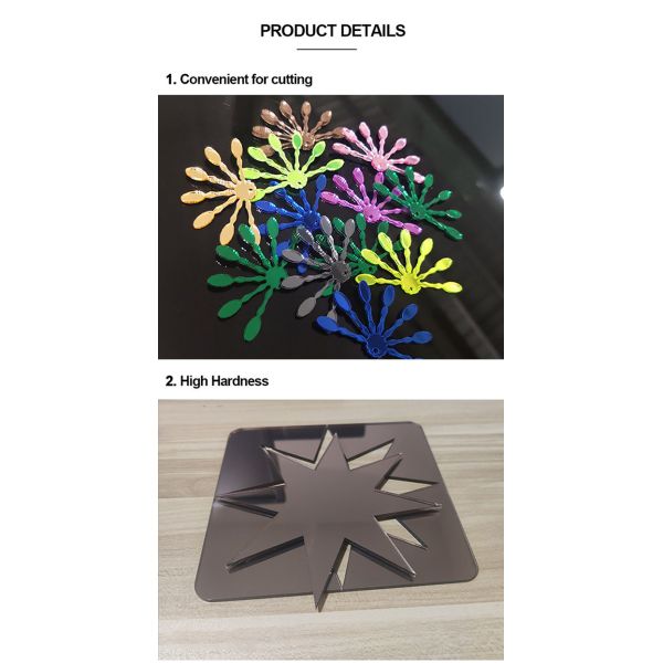 Drip Proof Rose Gold 1.5mm Plastic Acrylic Sheet