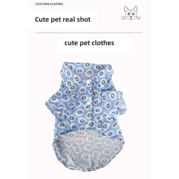 Breathable Fabrics Pets Wearing Clothes 24cm Small Dog Shirts