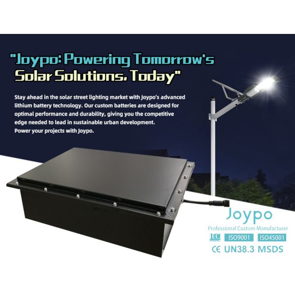 24V 135Ah LiFePO4 OEM Lithium Battery Pack Rechargeable For Solar Street Light