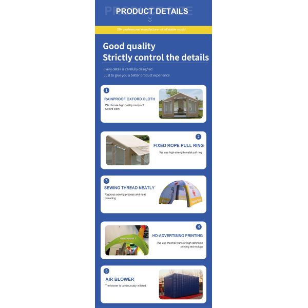 Camping Inflatable Air Tent Oxford Cloth Outdoor Inflatable Tent