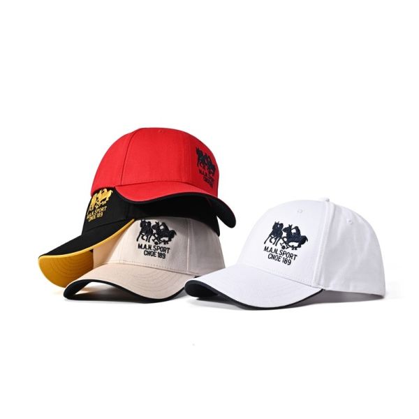 6 Panel Flexi Fit Baseball Caps Curve Brim 3D Embroidered Logo