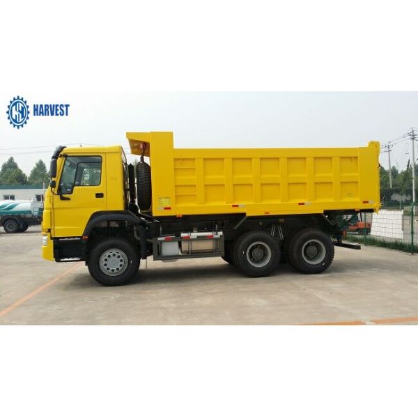 12R22.5 Tyres 20m3 Bucket 6x4 Sinotruk Howo 30t Heavy Tipper Trucks