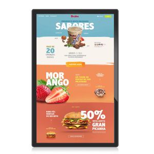 21.5 Inch Wall Mounted Lcd Panel Touch Screen Indoor Elevator Shopping Mall Menu