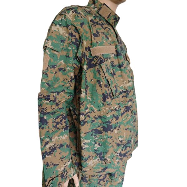 ACU Military Digital Woodland Camo Uniform Tactical Field Training Uniform