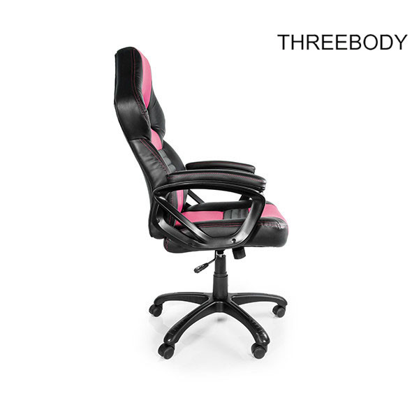 Commercial Racing Style Gaming Chair , Executive Swivel Pink Gaming Chair