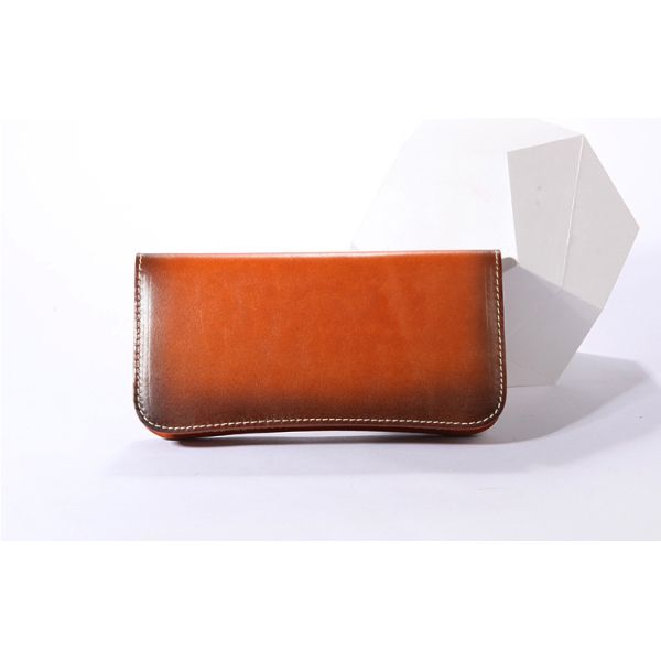 Vintage Leather Wallets for Women Classical Long Leather Wallets for Men