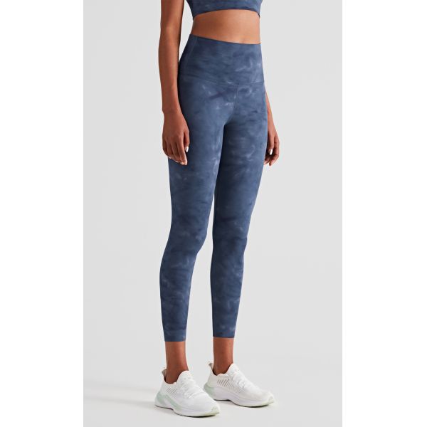 Naked Feeling Patterned Yoga Pants Peach Hip Tie Dye Workout Leggings