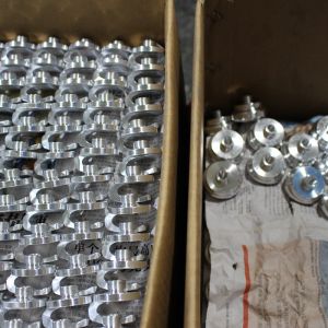 Cheap Anodizing Silver CNC Precision Machined Components , Aluminium Turned Parts ODM wholesale