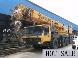 Cheap Krupp Used All Terrain Crane 100 Ton KMP1100 For Sale , Original From Germany wholesale