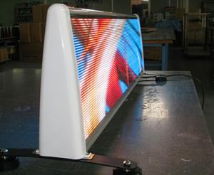 Cheap High Resolution P5 LED Advertising Display , Taxi Top LED Screen wholesale