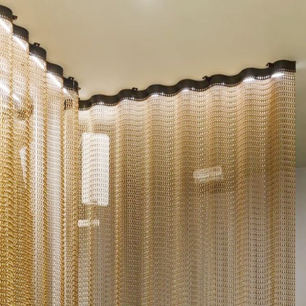 Customized Aluminum Chain Door Curtain For Corridor Decoration