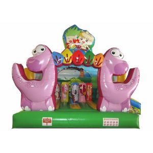 Buy cheap Inflatable Dinosaur Baby Bouncy Castle , Quadruple Stitching Toddler Jumping from wholesalers