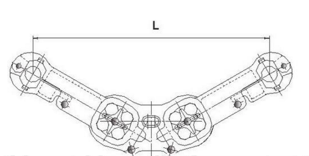 Aluminum Twin Split Power Line Spacers Convenient Operated In Transmission Lines