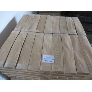 60cm Length Natural Oak Wood Flooring Veneer 0.02mm Thick 12% Moisture
