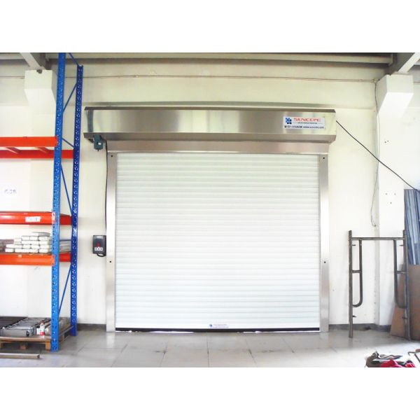5000mm*5000mm Outside Industrial Security Door With Built in Photo Cell