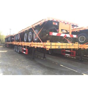 Cheap Lock Transporter Q235 Steel 60 Ton Shipping Container Trailer wholesale