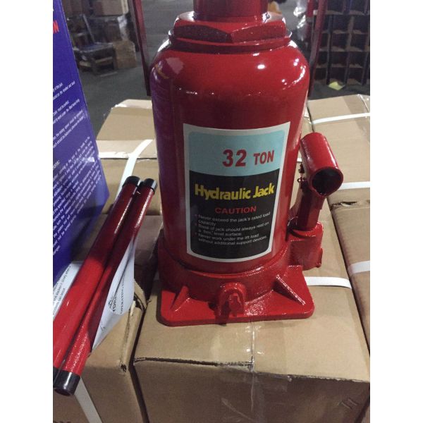 2t - 100t Red Color Excellent Performance Hydraulic Bottle Jack Vehicle Jack