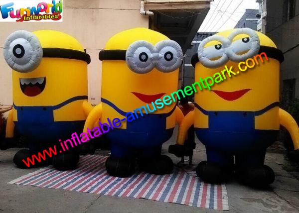 Quality PVC Coated Nylon Advertising Inflatables Replica Minion Inflatable Minion Model for sale