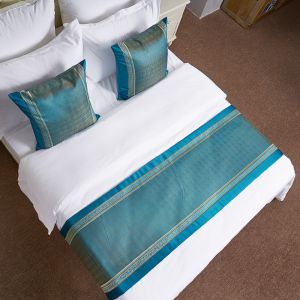 Cheap Decoration Hotel Bed Runner Polyester Sheet Sets Twin Bed National Standards wholesale