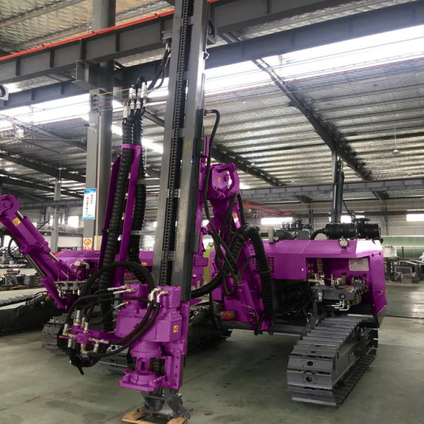 Hydraulic Screw Pile Driver Solar Piling Machinery Vibratory Pile Driver Machine For Sale