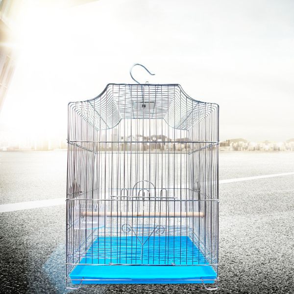 Quality 33x31x44cm Foldable Stainless Steel Bird Cage for sale