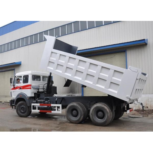 New 375hp Beiben Truck Heavy Duty Dump Truck Front Lifting Manual Type Transmission