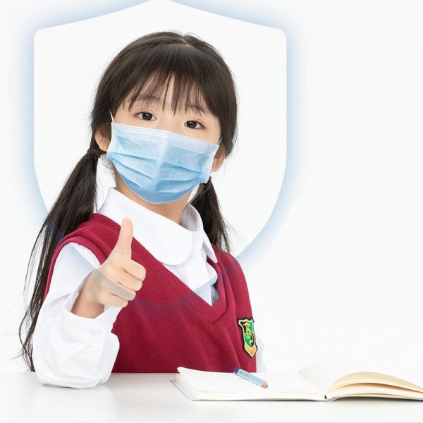 Pp Non Woven Kids Medical Face Mask Efficient Filtration Child Surgical Mask
