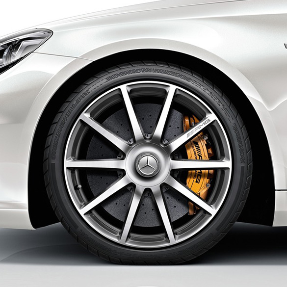 S63 AMG 20 Inch Aluminum Rims , Forged 10 Spoke Alloy Wheels