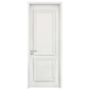 Modern Fireproof Solid Oak Wood Door Leaf Thickness 50mm