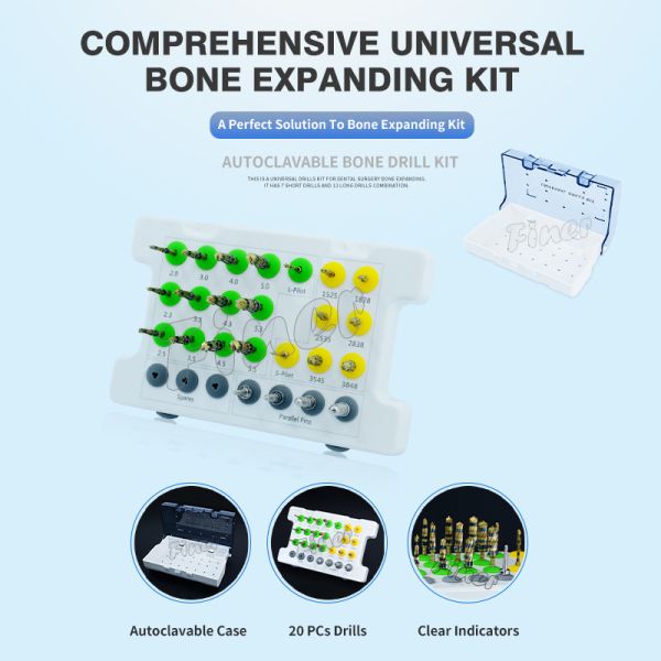 Long & Short Drills Kit Osseodentification Drills Kit For Dental Implantation