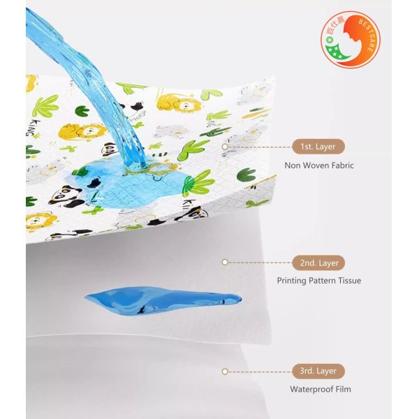 Non Toxic Decorative Disposable Placemats Rectangular Shape Easy Clean Up