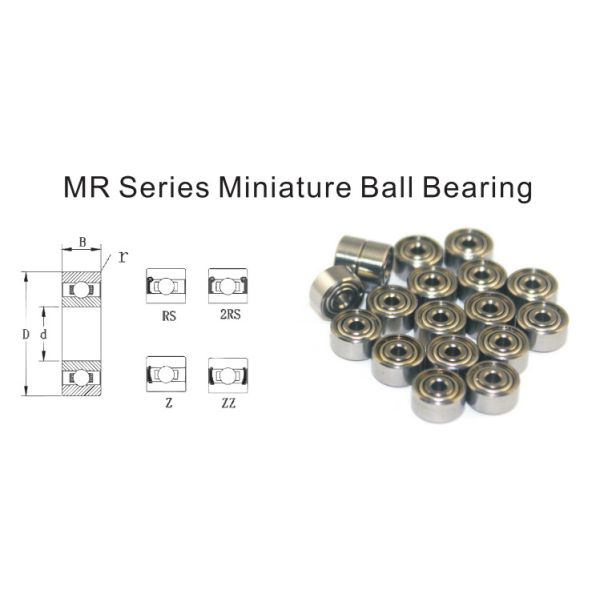 High Quality Miniature Ball Bearing MR95 Size 5*9*3mm MR95 ZZ Deep Groove Ball Bearing