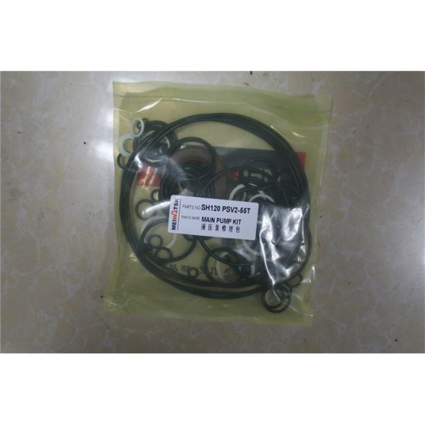 Belparts SH120 PSV2-55T Hydraulic Pump Main Pump Seal Kit Hydraulic Spare Parts For Crawler Excavator