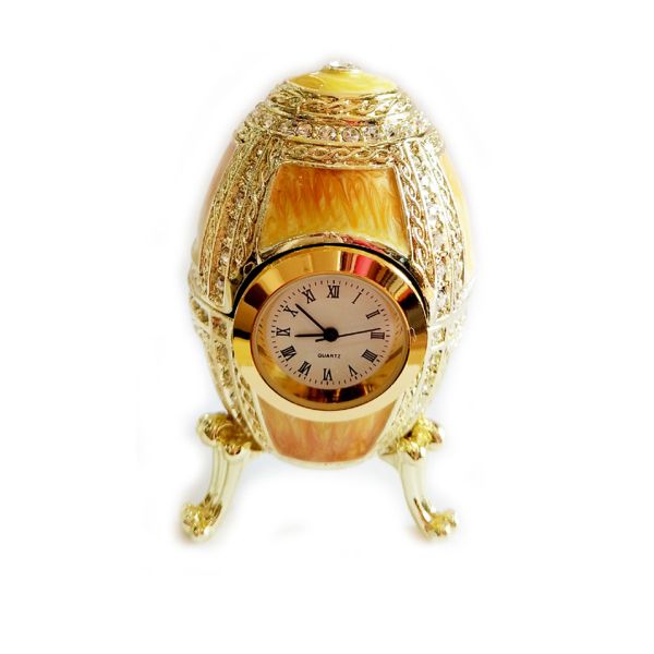 Enamel Faberge Easter Egg Jewelry Box Metal Decorative Faberge Egg Jewelry Box Pewter Easter egg Russian trinket box