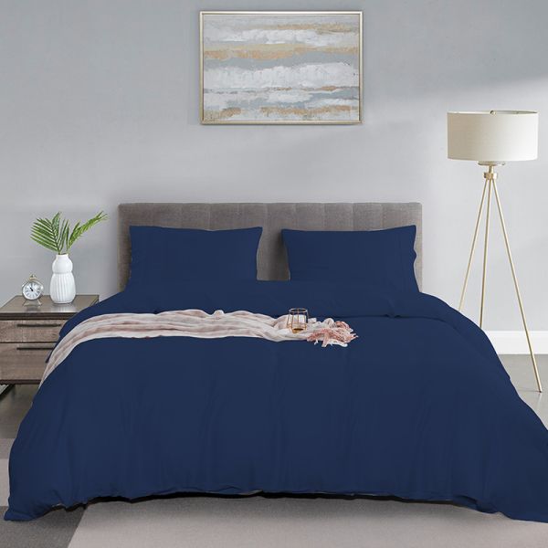 60s Bamboo Fiber Bedding Set for 2.5m Bed 300 TC Bed Sheet and Pillow Cover Included