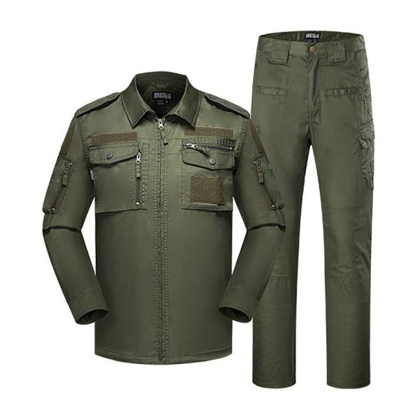 Customized Olive Green Black Woodland Camo 728 Tactical Clothes Uniform Camouflage Suit