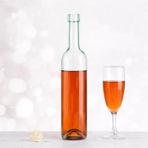 China Body Material Glass 375ml 500ml 750ml Glass Bottle for Ice Wine Thin Bamboo Glass Bottle on sale
