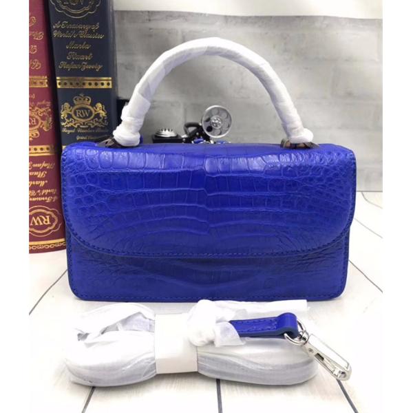 Authentic Crocodile Belly Skin Lady Small Purse Female CHIC Handbag Genuine Alligator Leather Women Cross Shoulder Bag