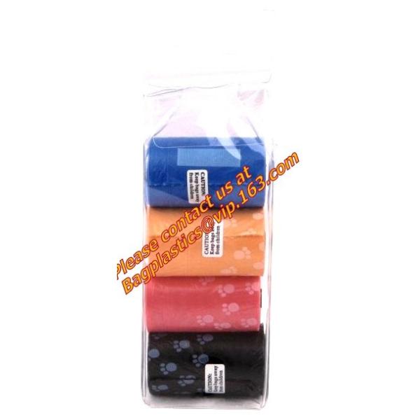 Nappy Baby Disposable Diaper Sacks, Degradable scented disposable baby diaper sack, green tie handle baby diaper sack