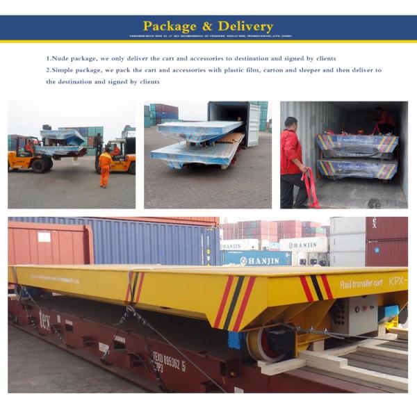 Professional Industrial Electric Transfer Cart 20t Load Capacity Height Customized